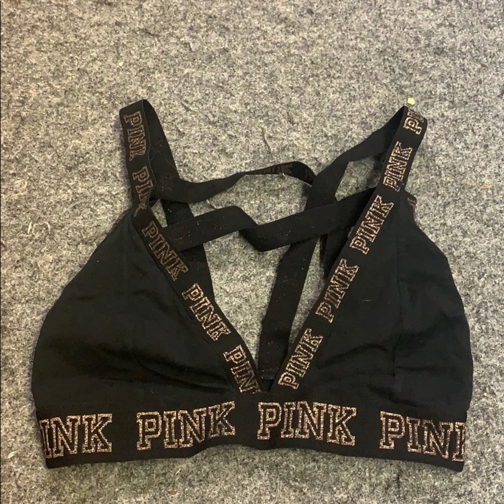 Strappy Black Bralette